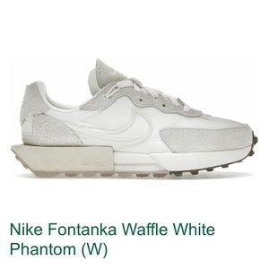 Nike Fontanka Waffle Phantom White size 7